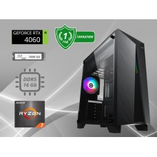 Компьютер в рассрочку Ryzen 7 7700 / 16GB / SSD / RTX 4060