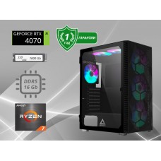 Компьютер в рассрочку Ryzen 7 7700 / 16GB / SSD / RTX 4070