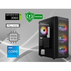 Игровой компьютер Intel Core i5-11400F / 16GB /512 GB SSD / RTX 3060 12Gb