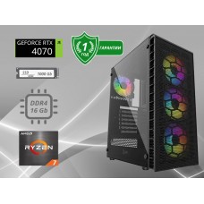 Компьютер в рассрочку Ryzen 7 7700 / 16GB / SSD / RTX 4070 Super
