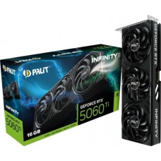 Видеокарта NVIDIA GeForce Palit RTX 5060Ti Infinity 3 (NE7506T019T1-GB2061S) 16Gb GDDR67 