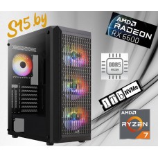 Компьютер в рассрочку Ryzen 7 7700 / 16GB / SSD / RX 6600