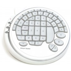 Клавиатура Wolf King DK-2388U (белая)